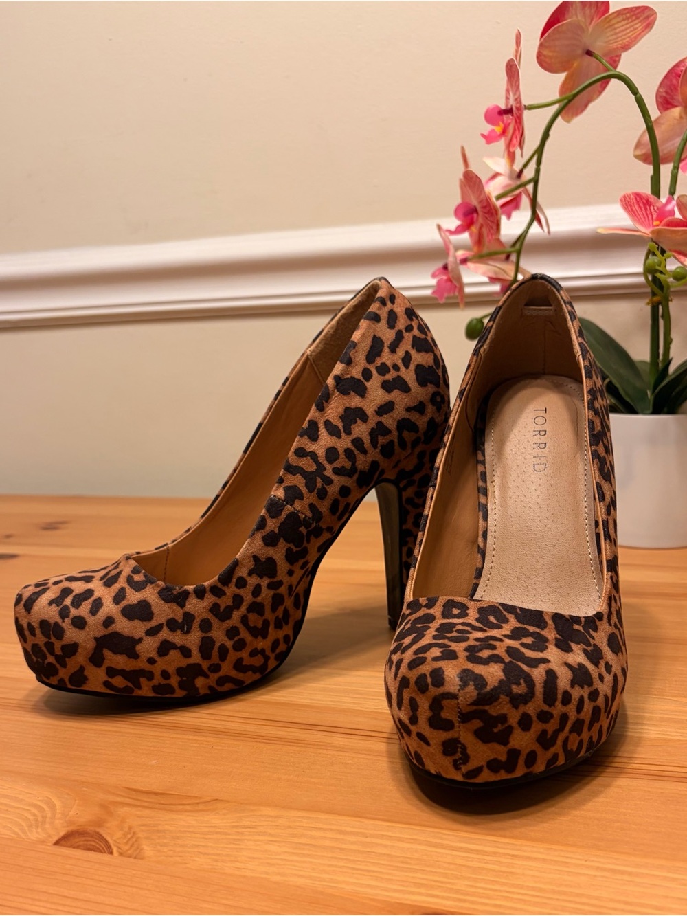 Torrid4H Leopard Print Platform Pump, 9WW